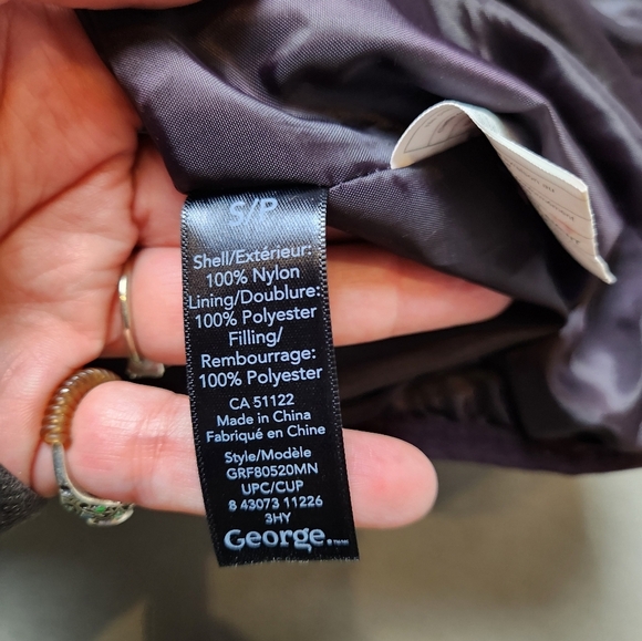 George Puffer Vest Sz Small - Picture 7 of 11